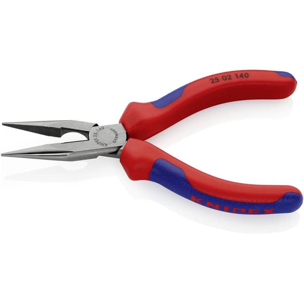 Knipex 25 02 140 Elektronik och finmekanik Flat rundtång Rak Vanadin-elektrostål 140 mm
