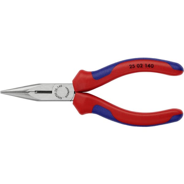 Knipex 25 02 140 Elektronik och finmekanik Flat rundtång Rak Vanadin-elektrostål 140 mm