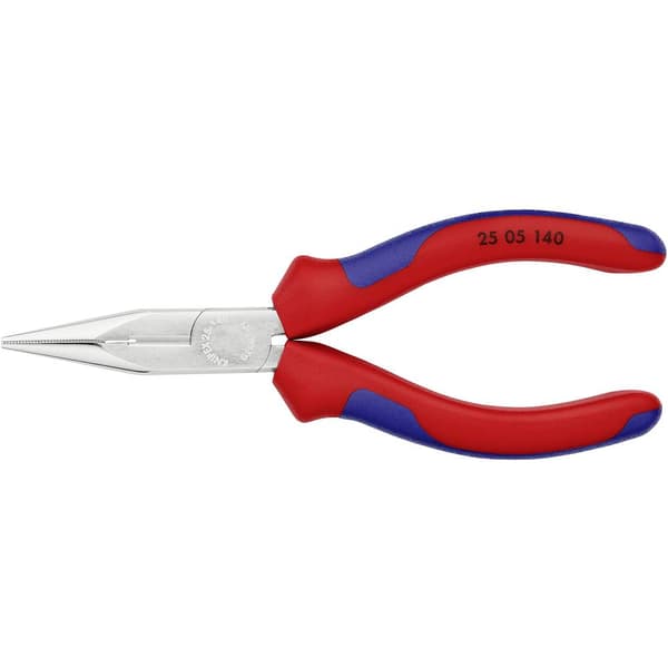 Knipex 25 05 140 Elektronik och finmekanik Flat rundtång Rak Vanadin-elektrostål 140 mm