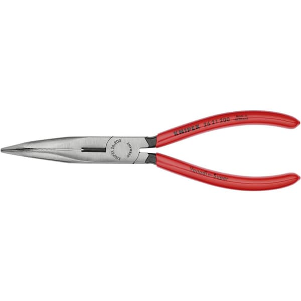 Knipex 26 21 200 Elektronik och finmekanik Flat rundtång Böjda 40° Vanadin-elektrostål 200 mm