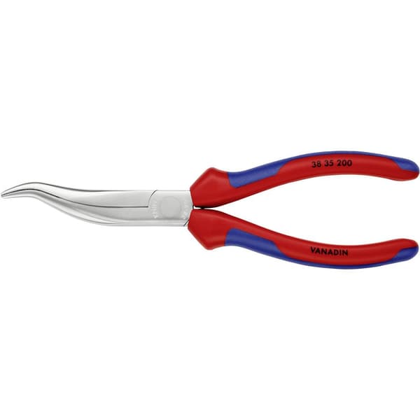 Knipex 38 35 200 Elektronik och finmekanik Flat rundtång Rak Vanadin-elektrostål 200 mm