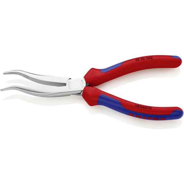 Knipex 38 35 200 Elektronik och finmekanik Flat rundtång Rak Vanadin-elektrostål 200 mm