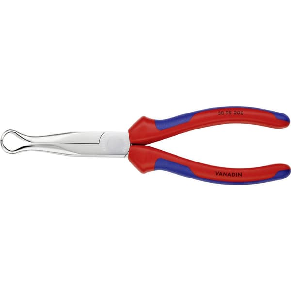Knipex 38 95 200 Elektronik och finmekanik Flat rundtång Böjda 45° Vanadin-elektrostål 200 mm