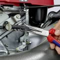 Miniatyrbild 5 av 10: Knipex 38 95 200 Elektronik och finmekanik Flat rundtång Böjda 45° Vanadin-elektrostål 200 mm