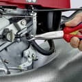 Miniatyrbild 6 av 10: Knipex 38 95 200 Elektronik och finmekanik Flat rundtång Böjda 45° Vanadin-elektrostål 200 mm