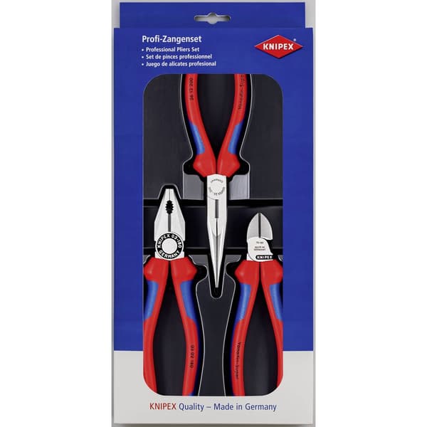 Knipex 00 20 11 Tång-set Verkstad 3 delar