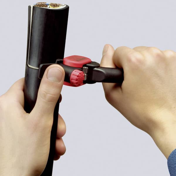 Knipex 16 40 150 Yttermantelskärare Lämplig för Rundkabel 25 mm (min)