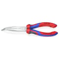 Miniatyrbild 2 av 5: Knipex 26 25 200 Elektronik och finmekanik Flat rundtång Böjda 40° Vanadin-elektrostål 200 mm