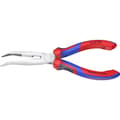Miniatyrbild 1 av 5: Knipex 26 25 200 Elektronik och finmekanik Flat rundtång Böjda 40° Vanadin-elektrostål 200 mm