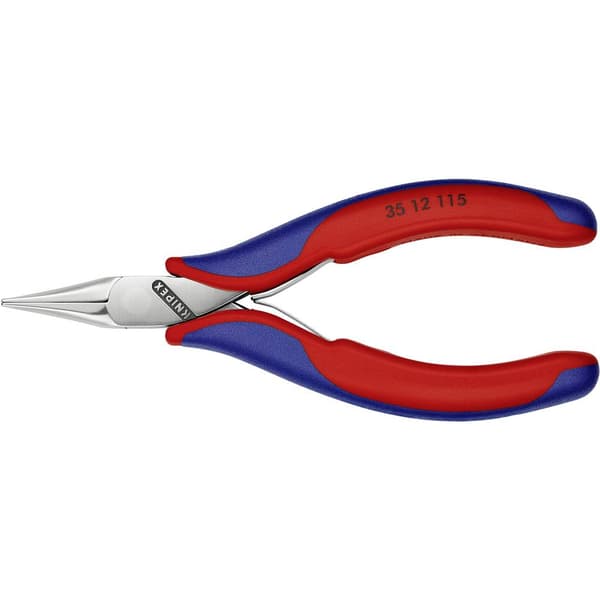 Knipex 35 12 115 SB Elektronik och finmekanik Flat tång Rak Verktygsstål 115 mm