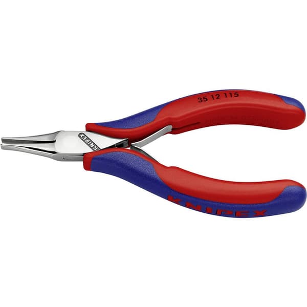 Knipex 35 12 115 SB Elektronik och finmekanik Flat tång Rak Verktygsstål 115 mm