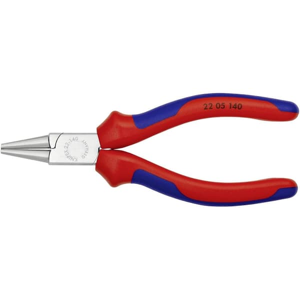 Knipex 22 05 140 Elektronik och finmekanik Rundtång Rak Krom-vanadium elektriskt stål 140 mm