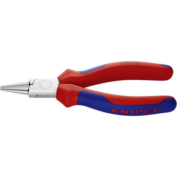 Knipex 22 05 140 Elektronik och finmekanik Rundtång Rak Krom-vanadium elektriskt stål 140 mm