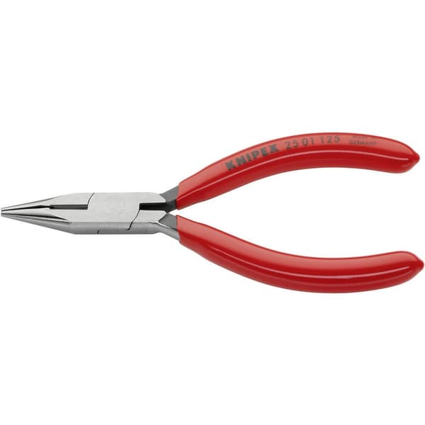 Knipex 25 01 125 Elektronik och finmekanik Flat rundtång Rak Vanadin-elektrostål 125 mm