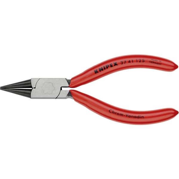 Knipex 37 41 125 Elektronik och finmekanik Rundtång Rak Verktygsstål 125 mm