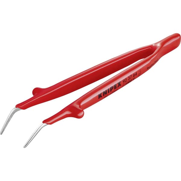 Knipex 92 37 64 VDE-pincett Spets, böjd 45°, fin 150 mm