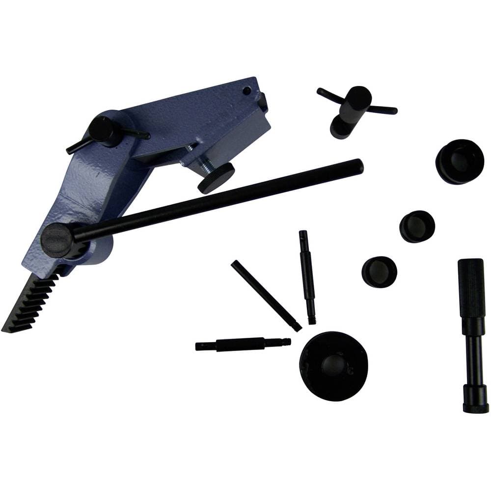 Universalböjanordning 803774 Flachmaterial bis 40 mm Breite und 4 mm Dicke, Rohre in den Ø 4, 6, 8 und 10 mm und rundes