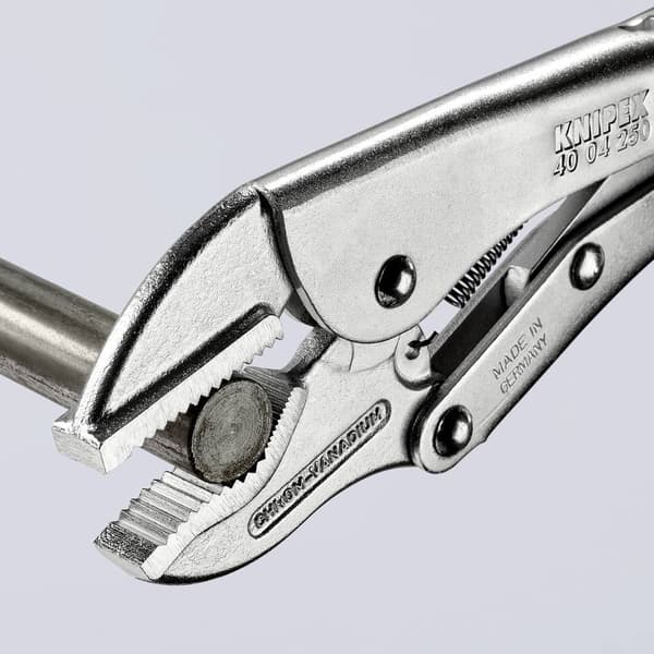 Knipex 40 04 250 Låstång Rak med prismaspår 0 - 35 mm 250 mm