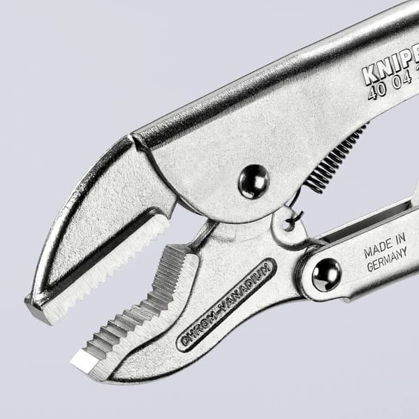 Knipex 40 04 250 Låstång Rak med prismaspår 0 - 35 mm 250 mm