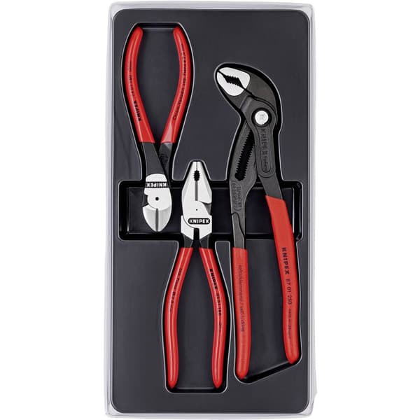 Knipex 00 20 10 Tång-set Verkstad 3 delar