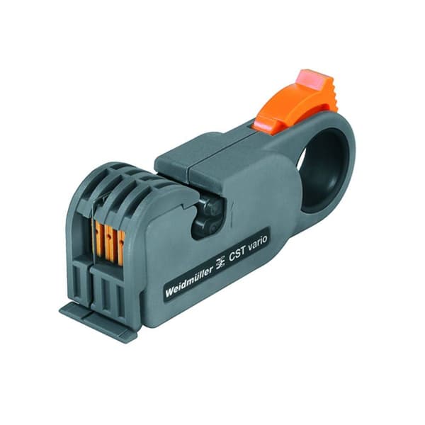 Weidmüller 9005700000 CST VARIO Avisoleringsautomat Lämplig för Koaxialkabel, runda dataledningar 2.5 till 8 mm RG58, R