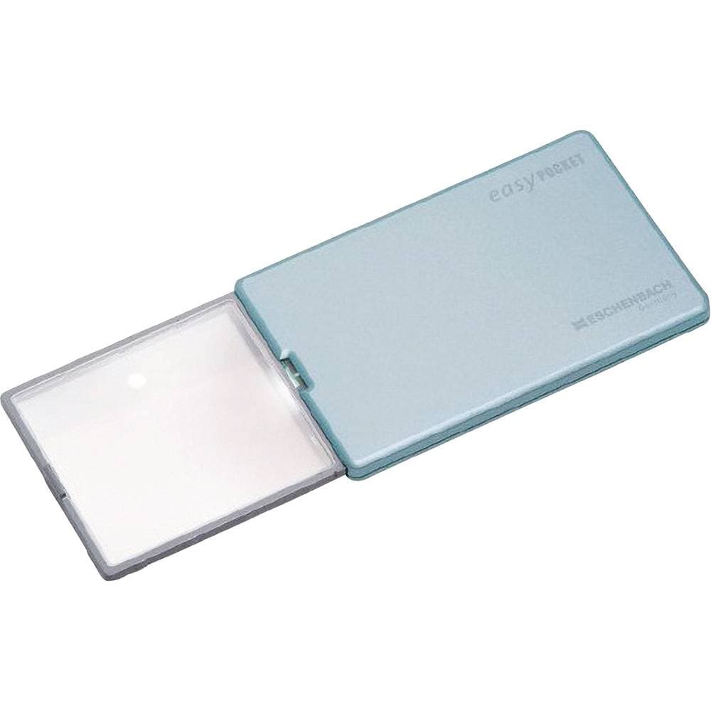 Lupp med LED-belysning Förstoringsfaktor: 4 x Linsstorlek: (L x B) 86 mm x 54 mm Blå Eschenbach 152122