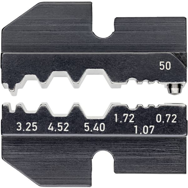 Knipex 97 49 50 Crimpinsats Koaxialkontaktdon RG174, RG58, RG188, RG316 Passar märke Knipex 97 43 200, 97 43 E, 97 43 E