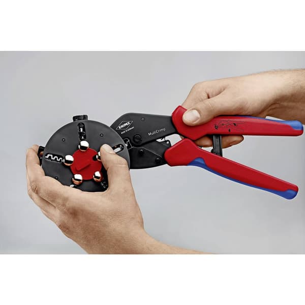 Crimptång med MultiCrimp snabbskiftesmagasin Knipex MultiCrimp (97 33 01)