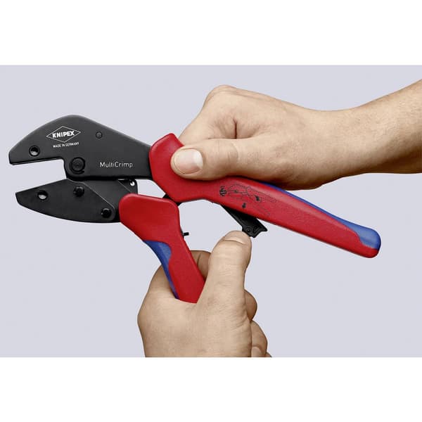 Crimptång med MultiCrimp snabbskiftesmagasin Knipex MultiCrimp (97 33 01)