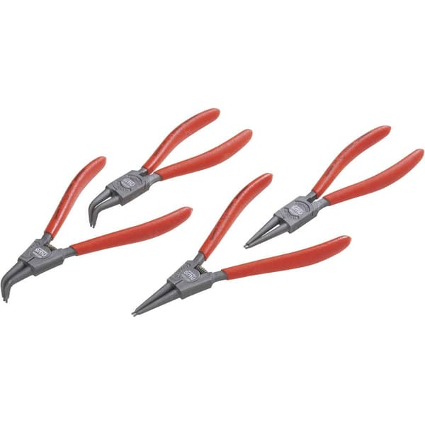 NWS 792 Låsringstång-set Passar till Ytter- & innerring 19-60 mm 19-60 mm Spetsform Vinklad 90°, rak