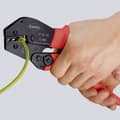Miniatyrbild 2 av 6: Knipex 97 52 06 Crimptång Isolerad kabelsko, Kontaktdon, Strömkontakt 0.5 till 6 mm²