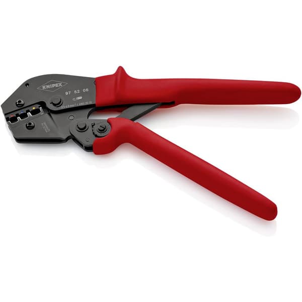 Knipex 97 52 06 Crimptång Isolerad kabelsko, Kontaktdon, Strömkontakt 0.5 till 6 mm²