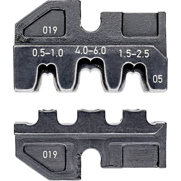 Knipex 97 49 05 Crimpinsats Oisolerat, öppet kontaktdon Kontaktbredd 2.8/6.3 mm 0.5 till 6 mm² Passar märke Knipex 97 4