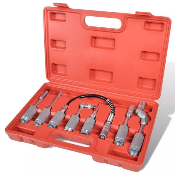 vidaXL Smøreledning/adaptere 7 stk