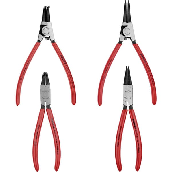 Knipex 00 19 56 Låsringstång-set Passar till Ytter- & innerring 19-60 mm 19-60 mm Spetsform rak, Vinklad 90°