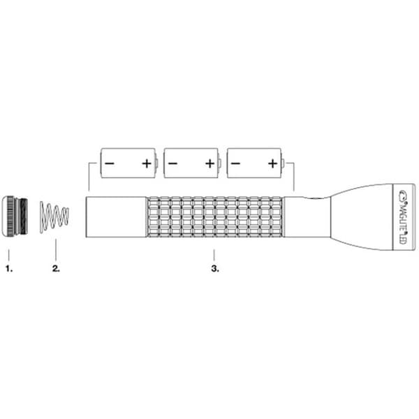 Mag-Lite ML50LX 3C LED Ficklampa batteri 611 lm 153 h 454 g