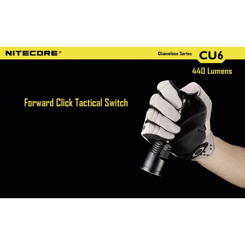 NiteCore CU6 Chameleon LED Ficklampa batteri 440 lm 400 h 138 g