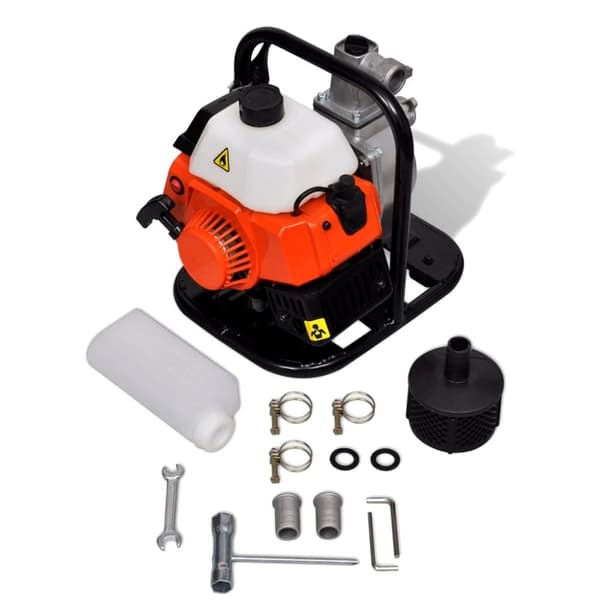 vidaXL Vattenpump bensindriven 2-takt 1,2 kW 0,95 L