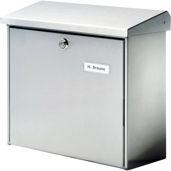 Burg Wächter 4190 COMFORT 3913 NI Brevlåda Rostfritt stål Silver Nyckel
