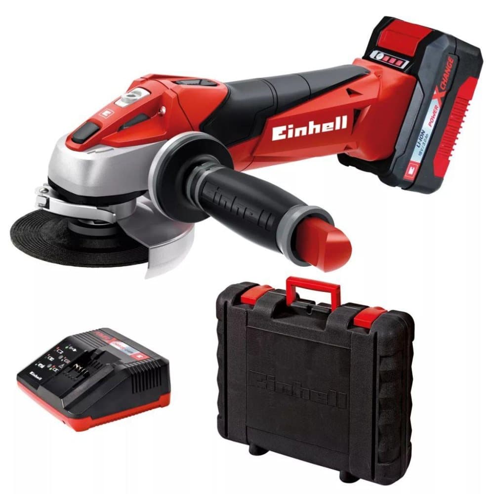 Einhell Trådløs Vinkelsliper TE-AG 18 Li Sett