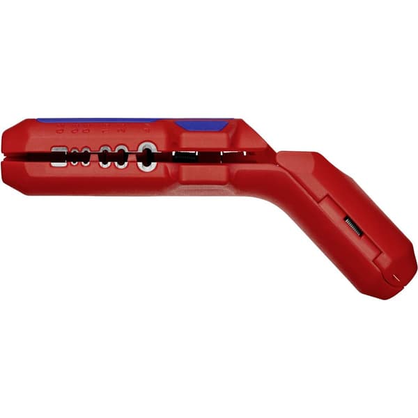 Knipex 16 95 01 SB ErgoStrip Kabelskalare Lämplig för Rundkabel, Våtrumskabel, Datakabel, Koaxialkabel 4.8 till 13 mm 0