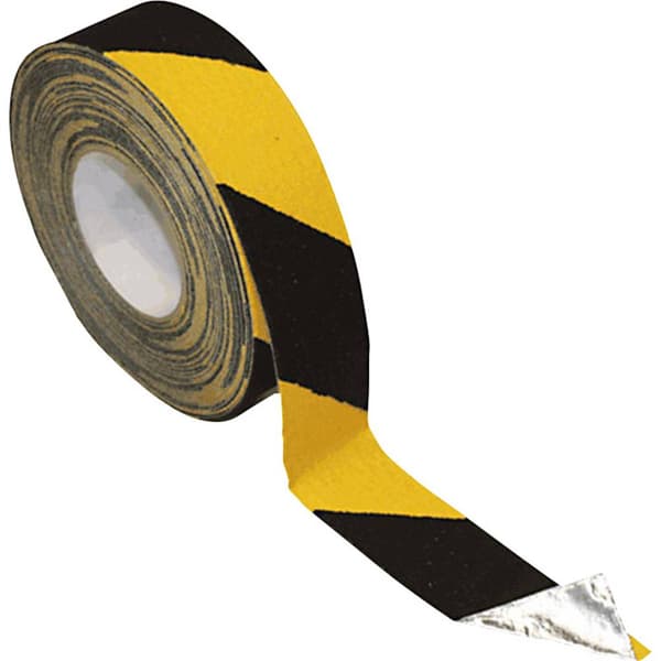 B-SAFETY AR246100 Anti-slip beläggning formbar Gul, Svart (L x B) 18.3 m x 100 mm