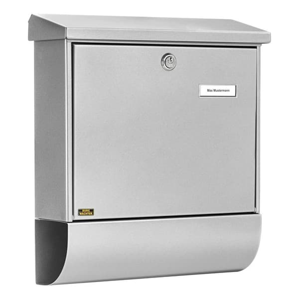 Burg Wächter 31440 VARIO 8672 Si Brevlåda Stålbleck Silver Nyckel