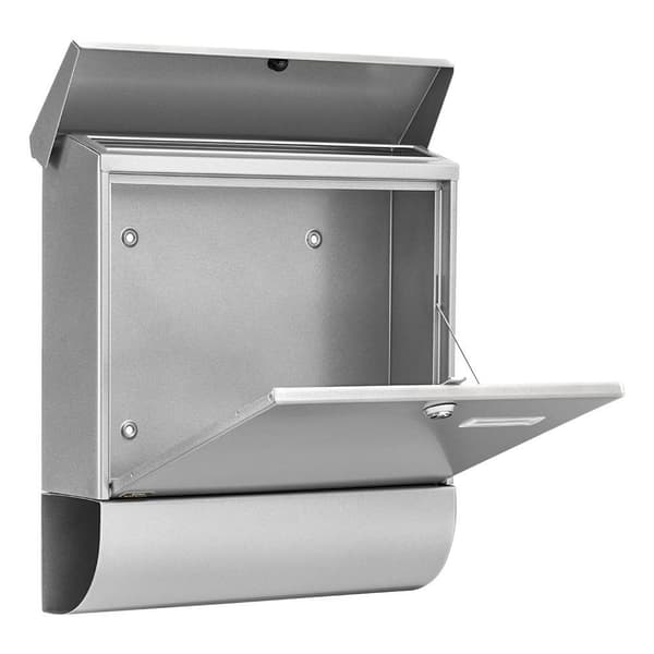 Burg Wächter 31440 VARIO 8672 Si Brevlåda Stålbleck Silver Nyckel