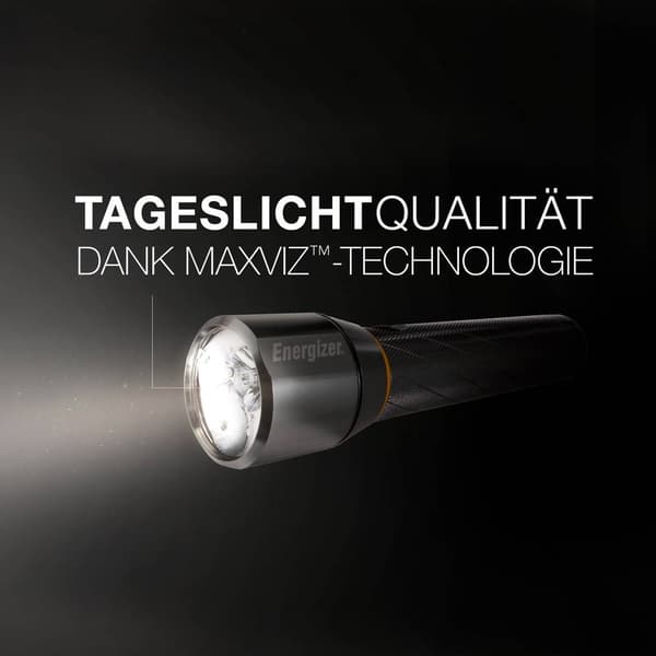 Energizer Vision HD Metal 6 AA LED Ficklampa Stor räckvidd batteri 1500 lm 15 h 479 g