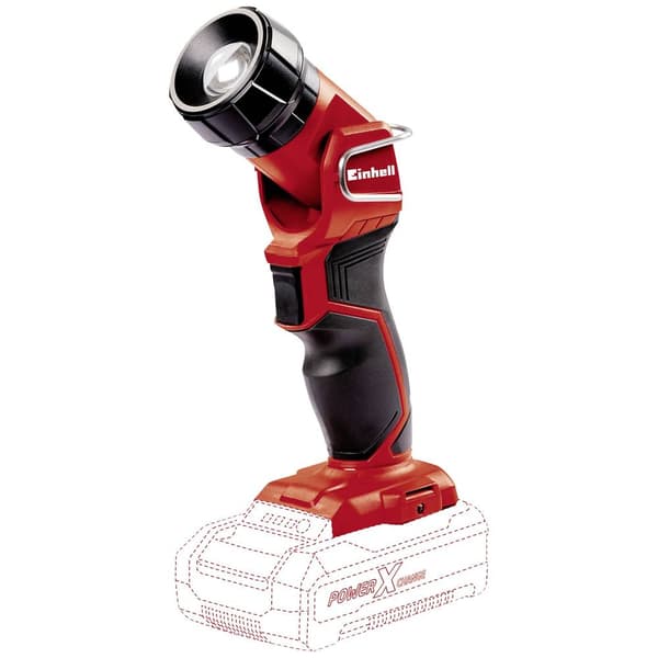 Einhell Arbetslampa TC-CL 18 Li H-Solo 280 lm 4514130 Svart, Röd