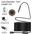 Pikkukuva 2 / 7: USB Type-C-tarkastuskamera 7 mm:n kennolla ja 10 metrin kaapelilla - IP67, 8 LED, Android/PC