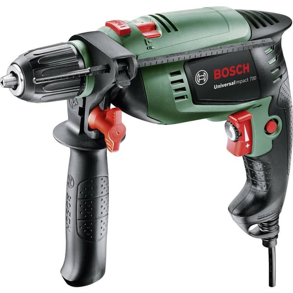 Bosch Home and Garden UniversalImpact 700 1-växel-Slagborrmaskin 701 W inkl. väska