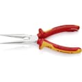 Miniatyrbild 3 av 3: Knipex 26 16 200 T VDE Flat rundtång Krom-vanadin-stål 200 mm
