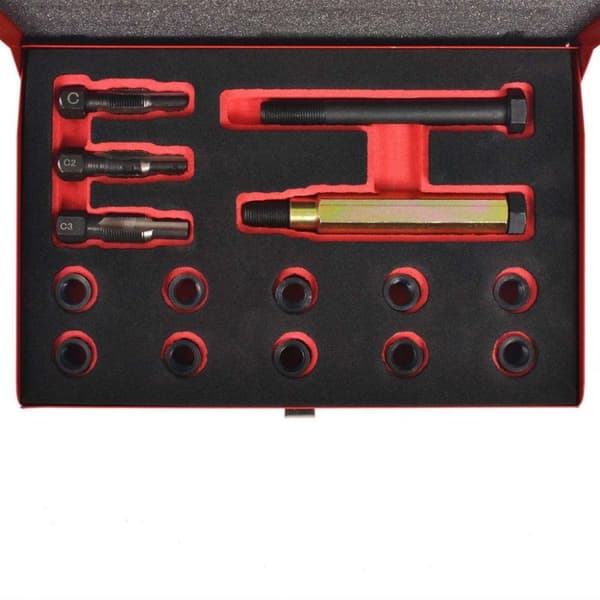 vidaXL Reparationssats för glödstift 15 delar M10 x 1,0 mm